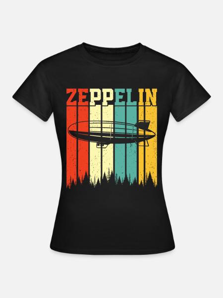 Zeppelin - Frauen T-Shirt - Schwarz
