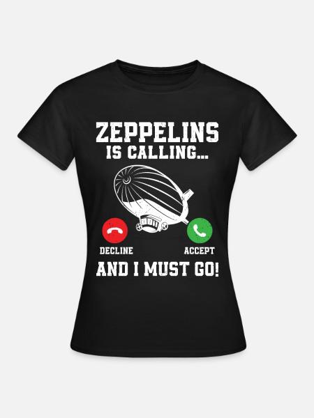 Zeppelin - Frauen T-Shirt - Schwarz