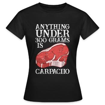 Steak - Women's T-Shirt - black - Front - AI Model Female 172 dark (172cm)