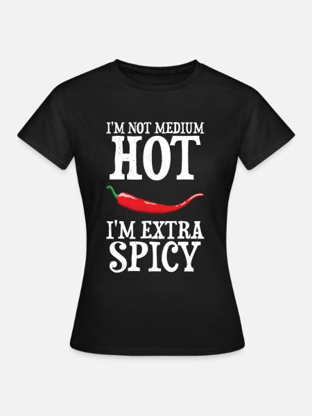 Chili-Pfeffer - Frauen T-Shirt - Schwarz