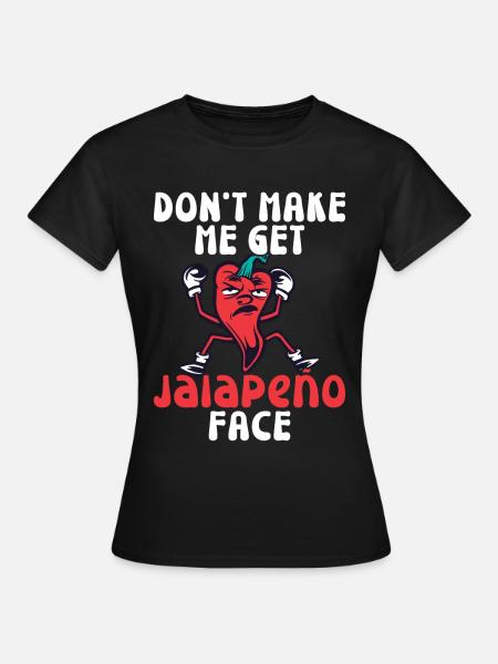 Chili-Pfeffer - Frauen T-Shirt - Schwarz