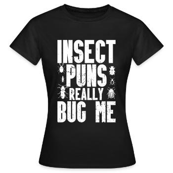 Insecte - T-shirt Femme - noir - Devant - AI Model Female 172 dark (172cm)