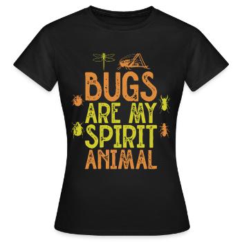 Insecte - T-shirt Femme - noir - Devant - AI Model Female 172 dark (172cm)