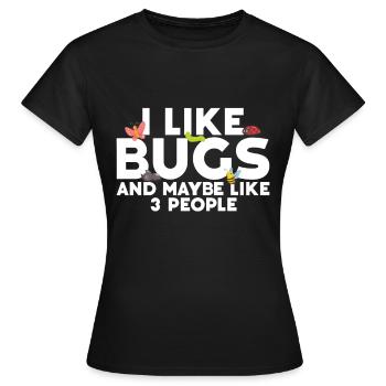 Insecte - T-shirt Femme - noir - Devant - AI Model Female 172 dark (172cm)