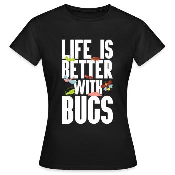 Insecte - T-shirt Femme - noir - Devant - AI Model Female 172 dark (172cm)