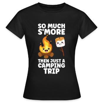 Marshmallow S'more - Women's T-Shirt - black - Front - AI Model Female 172 dark (172cm)