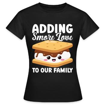 Marshmallow S'more - Women's T-Shirt - black - Front - AI Model Female 172 dark (172cm)