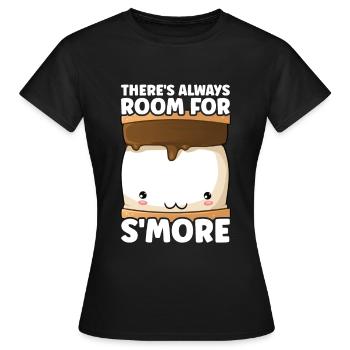 Marshmallow S'more - Women's T-Shirt - black - Front - AI Model Female 172 dark (172cm)