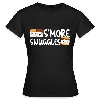 Marshmallow S'more - Women's T-Shirt - black - Front - AI Model Female 172 dark (172cm)
