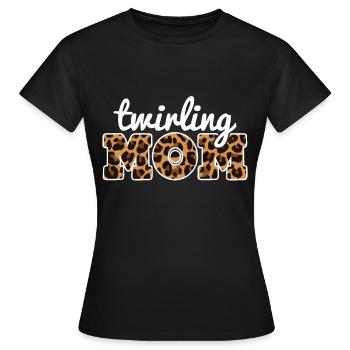 Tambourstab swirling - Women's T-Shirt - black - Front - AI Model Female 172 dark (172cm)