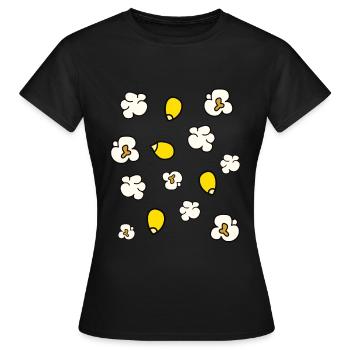 Popcorn - Women's T-Shirt - black - Front - AI Model Female 172 dark (172cm)