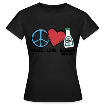 Ranch -Dressing -Ranch -Salatdressing - Frauen T-Shirt - Schwarz - Vorne - AI Model Female 172 dark (172cm)