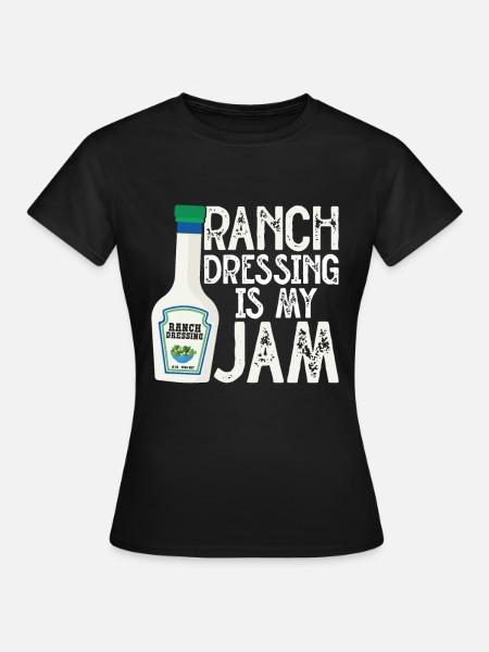 Ranch -Dressing -Ranch -Salatdressing - Frauen T-Shirt - Schwarz