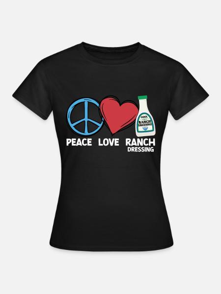 Ranch -Dressing -Ranch -Salatdressing - Frauen T-Shirt - Schwarz