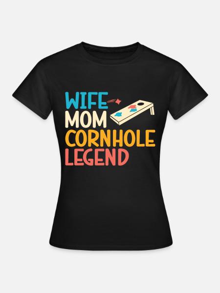 Cornhole - Frauen T-Shirt - Schwarz