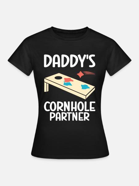 Cornhole - Frauen T-Shirt - Schwarz