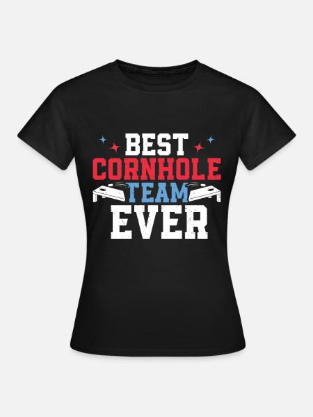 Cornhole - Frauen T-Shirt - Schwarz