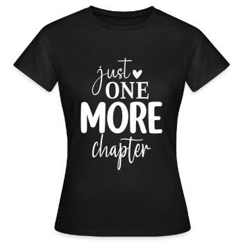 Encore un chapitre - T-shirt Femme - noir - Devant - AI Model Female 172 dark (172cm)