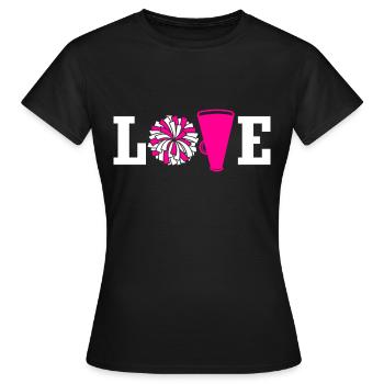 Pom-pom girl Cheerleading Jeunes - T-shirt Femme - noir - Devant - AI Model Female 172 dark (172cm)