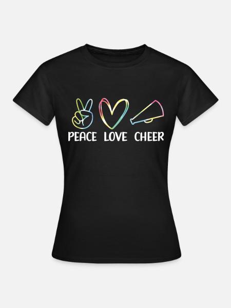 Cheerleadermädchen Cheerleading Jubel Jugend - Frauen T-Shirt - Schwarz