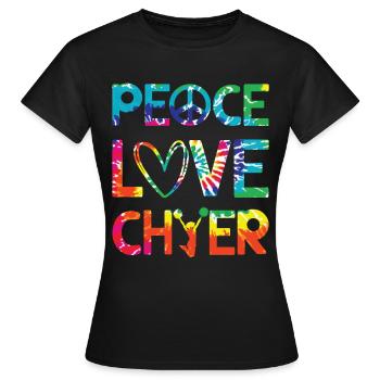 Cheerleadermädchen Cheerleading Jubel Jugend - Frauen T-Shirt - Schwarz - Vorne - AI Model Female 172 dark (172cm)