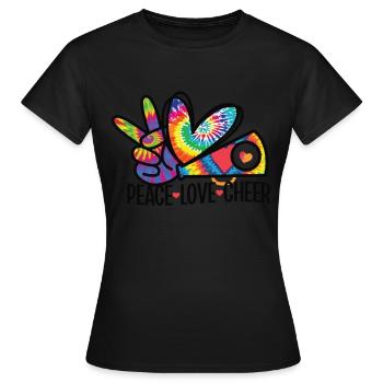 Cheerleadermädchen Cheerleading Jubel Jugend - Frauen T-Shirt - Schwarz - Vorne - AI Model Female 172 dark (172cm)