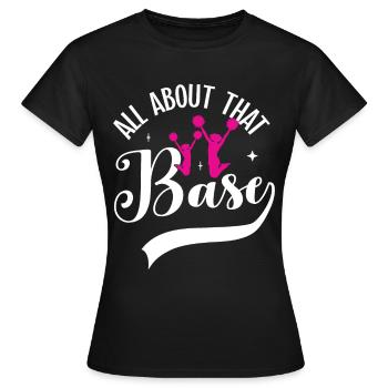 Cheerleadermädchen Cheerleading Jubel Jugend - Frauen T-Shirt - Schwarz - Vorne - AI Model Female 172 dark (172cm)