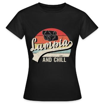 Philippines Lumpia Lovers Cuisine philippine - T-shirt Femme - noir - Devant - AI Model Female 172 dark (172cm)