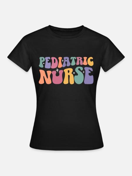 Kinderkrankenschwester Picu Peds - Frauen T-Shirt - Schwarz