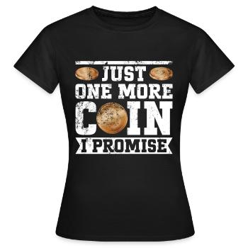 Collectionneurs de pièces de monnaie Numismatique Collectionner des pièces de monnaie - T-shirt Femme - noir - Devant - AI Model Female 172 dark (172cm)