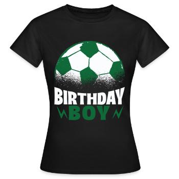 Geburtstagsbuldenfußballspieler Bday Team Party - Frauen T-Shirt - Schwarz - Vorne - AI Model Female 172 dark (172cm)