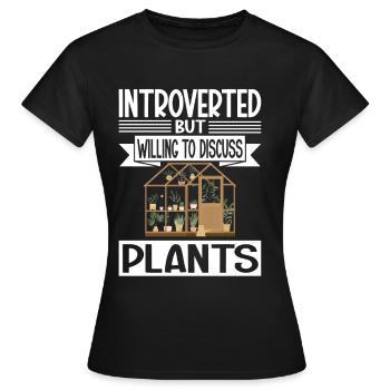 Garden Garden Garden Plants Vegetables - Women's T-Shirt - black - Front - AI Model Female 172 dark (172cm)