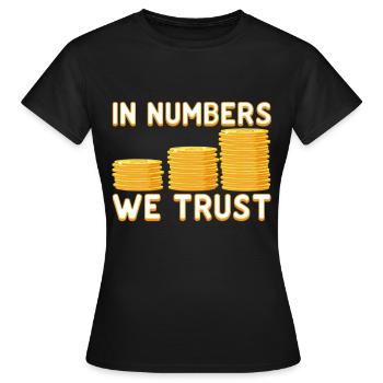 Accounting Secretary of Accountants Accounting - Women's T-Shirt - black - Front - AI Model Female 172 dark (172cm)