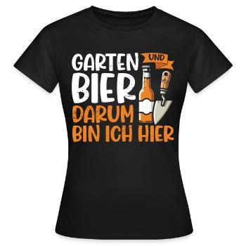 Biergarten Jardinage Jardinage Jardinier Jardinier - T-shirt Femme - noir - Devant - AI Model Female 172 dark (172cm)