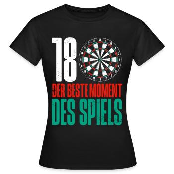 Fléchettes Jeu de fléchettes Jeu de fléchettes Jeu de fléchettes - T-shirt Femme - noir - Devant - AI Model Female 172 dark (172cm)