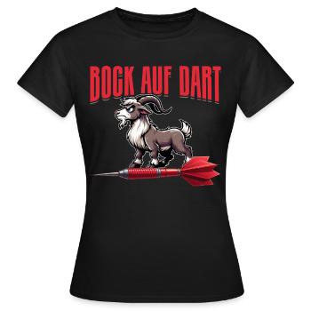 Fléchettes Jeu de fléchettes Jeu de fléchettes Jeu de fléchettes - T-shirt Femme - noir - Devant - AI Model Female 172 dark (172cm)