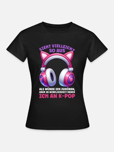 K-Pop Koreanischer Musik Kpop Fans Kdrama - T-shirt dam - svart