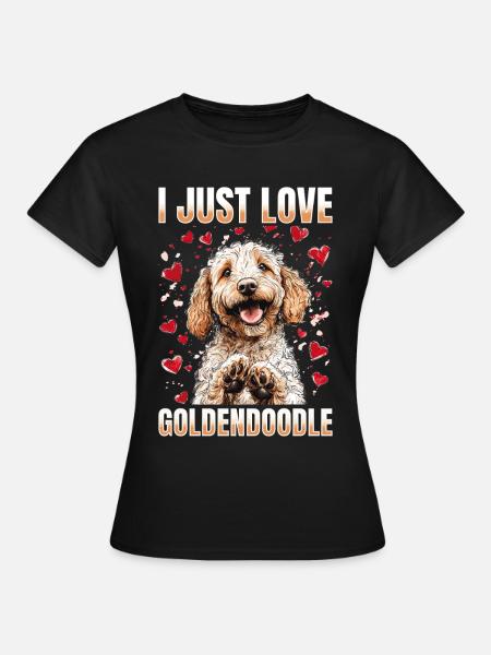 Goldendoodle Dog Owner - Frauen T-Shirt - Schwarz