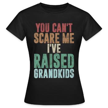 Grand-père Grand-père Pops Grand-parent - T-shirt Femme - noir - Devant - AI Model Female 172 dark (172cm)