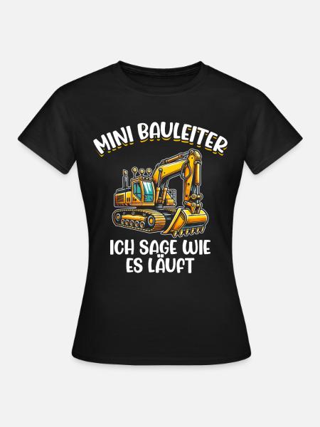 Kinder Bauleiter Projektleiter Bauunternehmer - Frauen T-Shirt - Schwarz