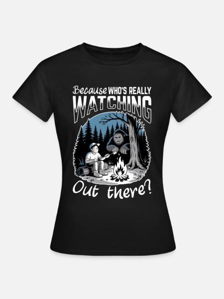 Bigfoot Sasquatch - Frauen T-Shirt - Schwarz