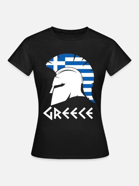 Grèce - T-shirt Femme - noir