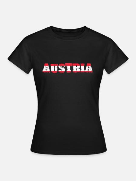 österreich Land und Länder - Frauen T-Shirt - Schwarz