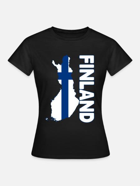 Finland Land und Länder - Frauen T-Shirt - Schwarz