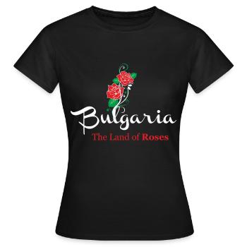 Bulgarie - T-shirt Femme - noir - Devant - AI Model Female 172 dark (172cm)