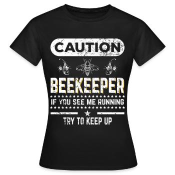 Beekeepers - beekeeping - beekeepers - leisure - Women's T-Shirt - black - Front - AI Model Female 172 dark (172cm)