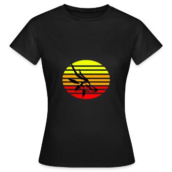 antilope - T-shirt Femme - noir - Devant - AI Model Female 172 dark (172cm)