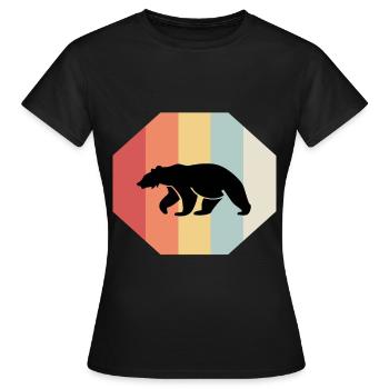 bär - T-shirt Femme - noir - Devant - AI Model Female 172 dark (172cm)