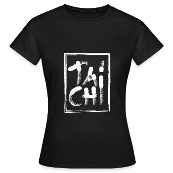 Tai chi - T-shirt Femme - noir - Devant - AI Model Female 172 dark (172cm)