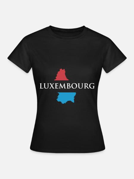 Luxemburg - Frauen T-Shirt - Schwarz